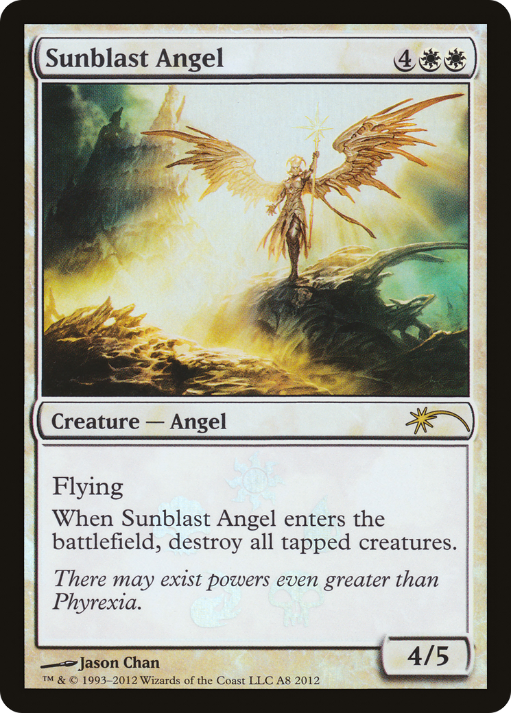 Image of Sunblast Angel (MEDIA-0A8) - Scars of Mirrodin Promos Foil