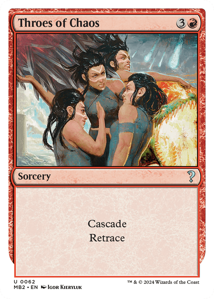 Image of Throes of Chaos (White Border) (MB2-062) - Mystery Booster 2
