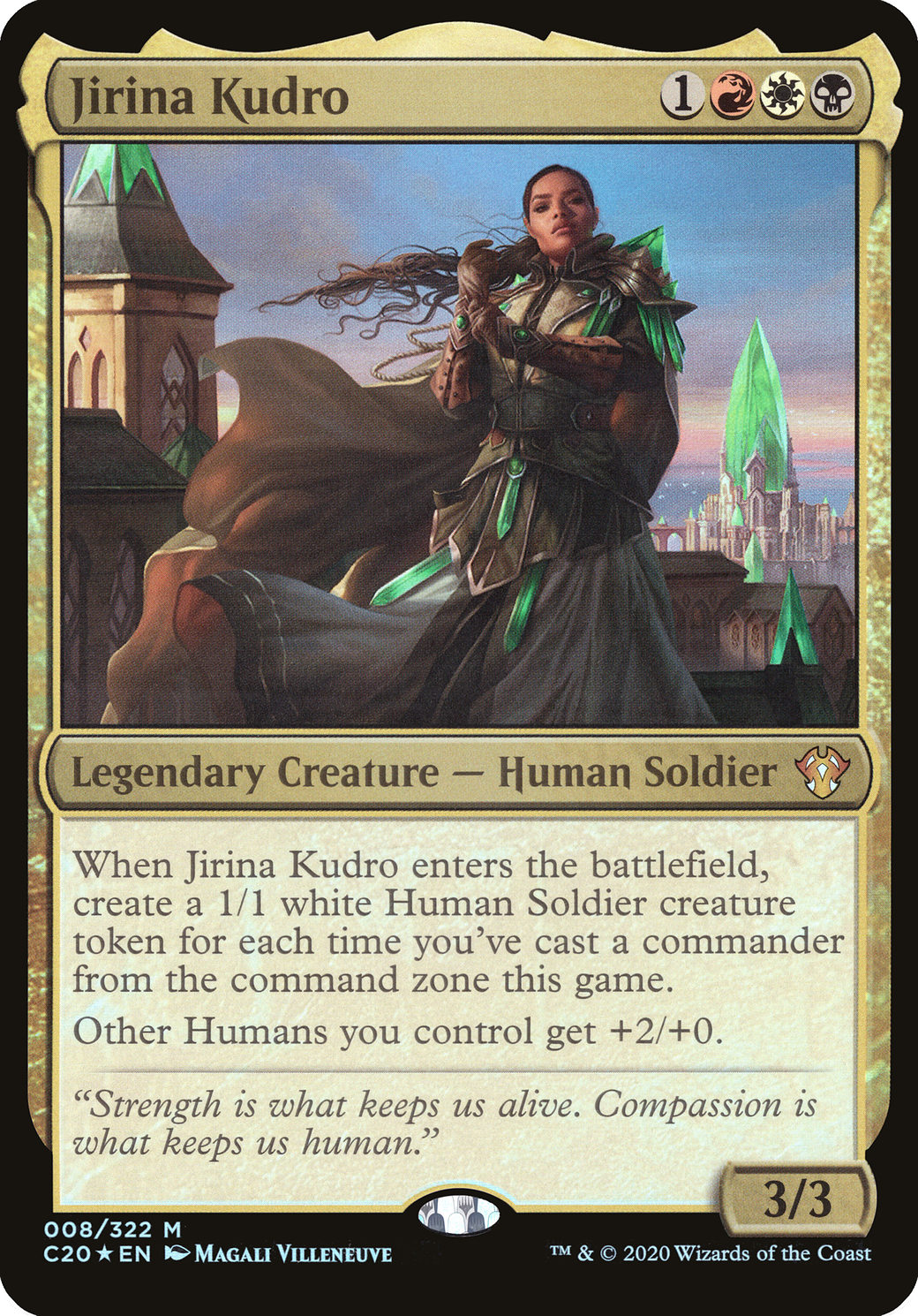 Image of Jirina Kudro (Commander 2020) (OVER-008) - Commander 2020 Oversized Foil