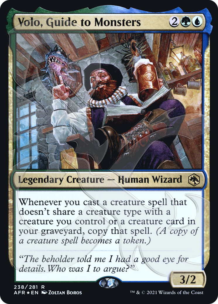 Image of Volo, Guide to Monsters (AFR&-238) - Adventures in the Forgotten Realms Promos Foil