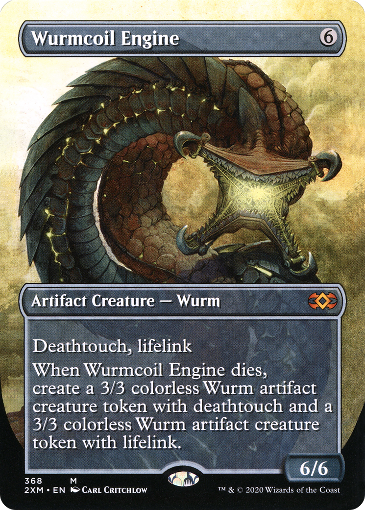 Image of Wurmcoil Engine (Borderless) (2XM-368) - Double Masters (Borderless) Foil