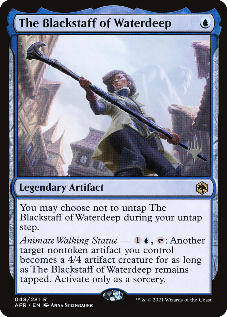 Image of The Blackstaff of Waterdeep (PPAFR-048) - Adventures in the Forgotten Realms Promos