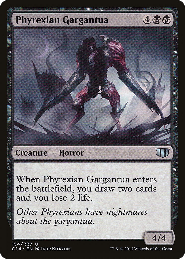 Image of Phyrexian Gargantua (C14-154) - Commander 2014