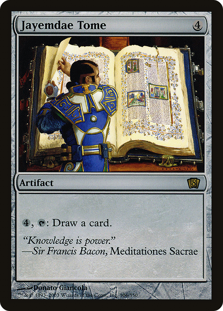 Image of Jayemdae Tome (8ED-306) - 8th Edition Foil