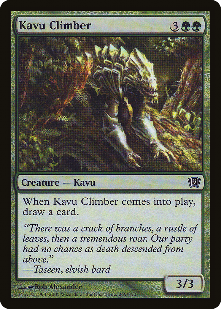 Image of Kavu Climber (9ED-249) - 9th Edition Foil