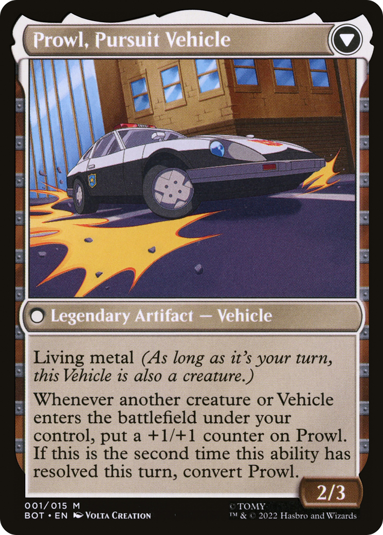Image of Prowl, Stoic Strategist (BOT-001) - Transformers: (convertdfc)