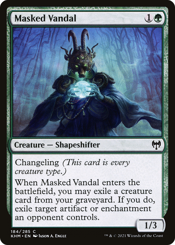Image of Masked Vandal (KHM-184) - Kaldheim Foil