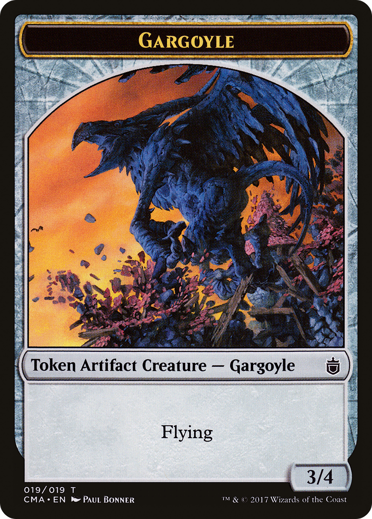 Image of Gargoyle Token (019) (CMA-019) - Commander Anthology Tokens