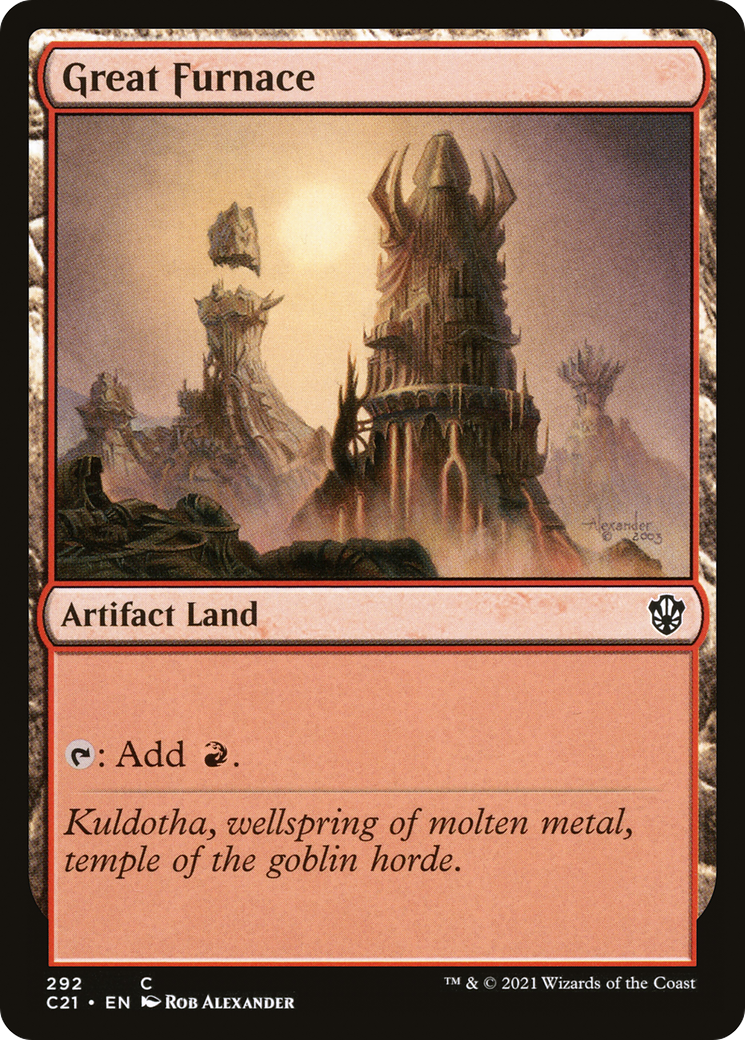 Image of Great Furnace (C21-292) - Commander 2021