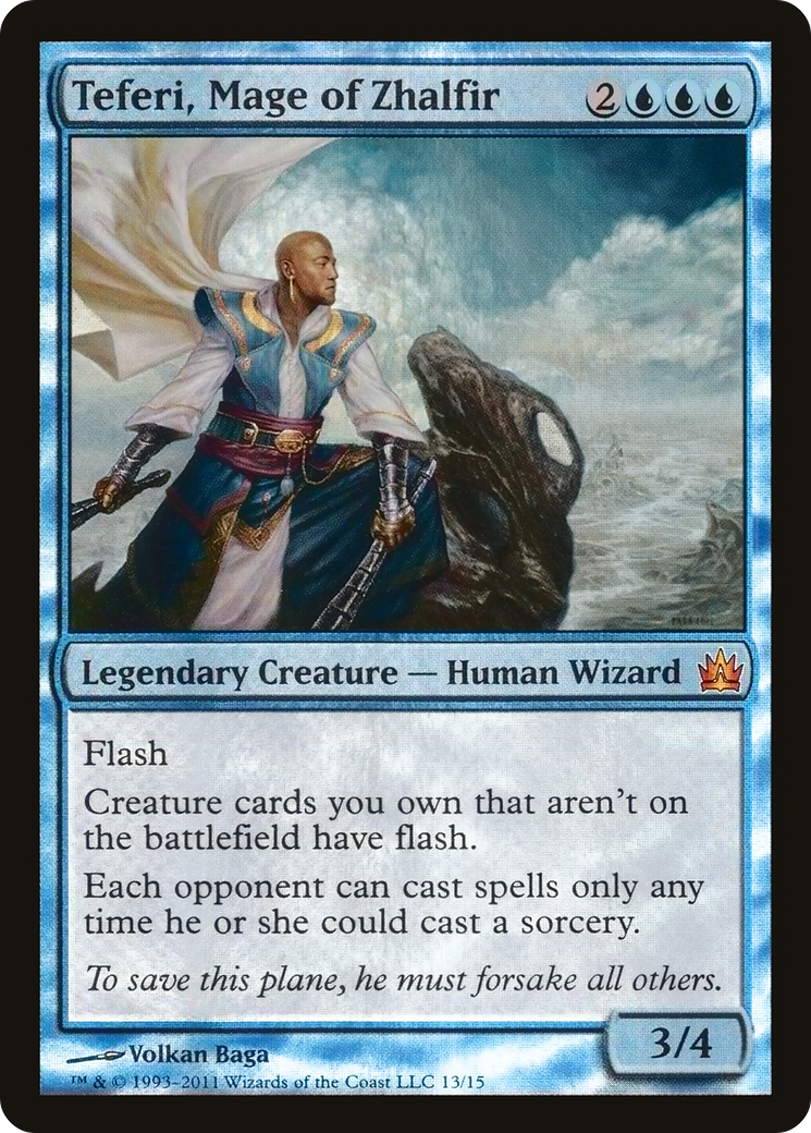 Image of Teferi, Mage of Zhalfir (V11-) - From the Vault: Legends Foil