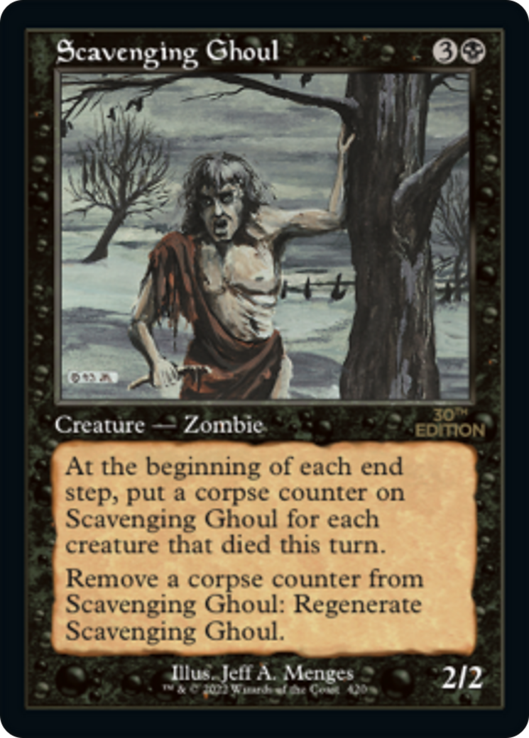 Image of Scavenging Ghoul (Retro Frame) (30A-420) - 30th Anniversary Edition