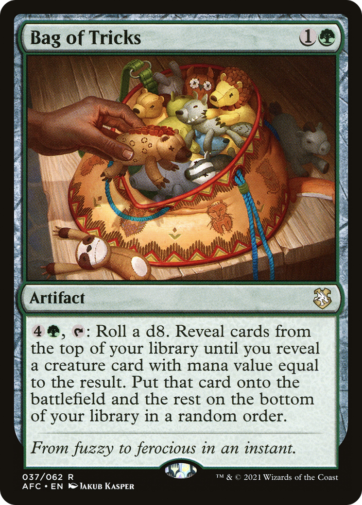 Image of Bag of Tricks (AFC-037) - Forgotten Realms Commander