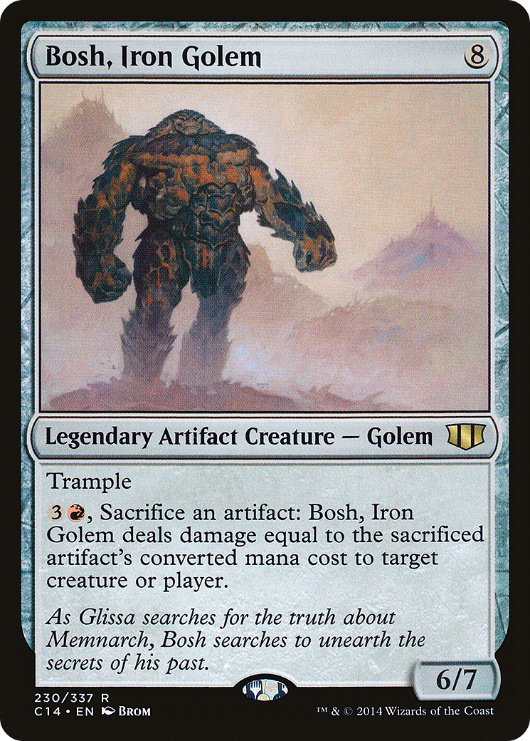 Image of Bosh, Iron Golem (C14-230) - Commander 2014