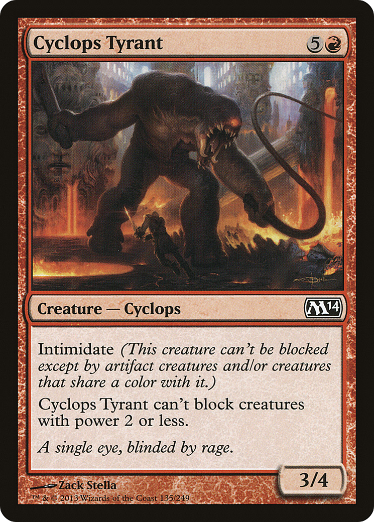 Image of Cyclops Tyrant (M14-135) - Magic 2014