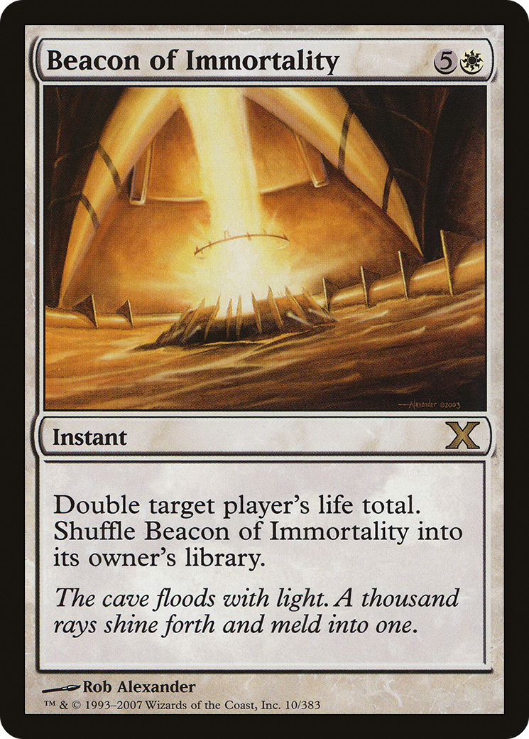 Image of Beacon of Immortality (10E-010) - Tenth Edition Foil