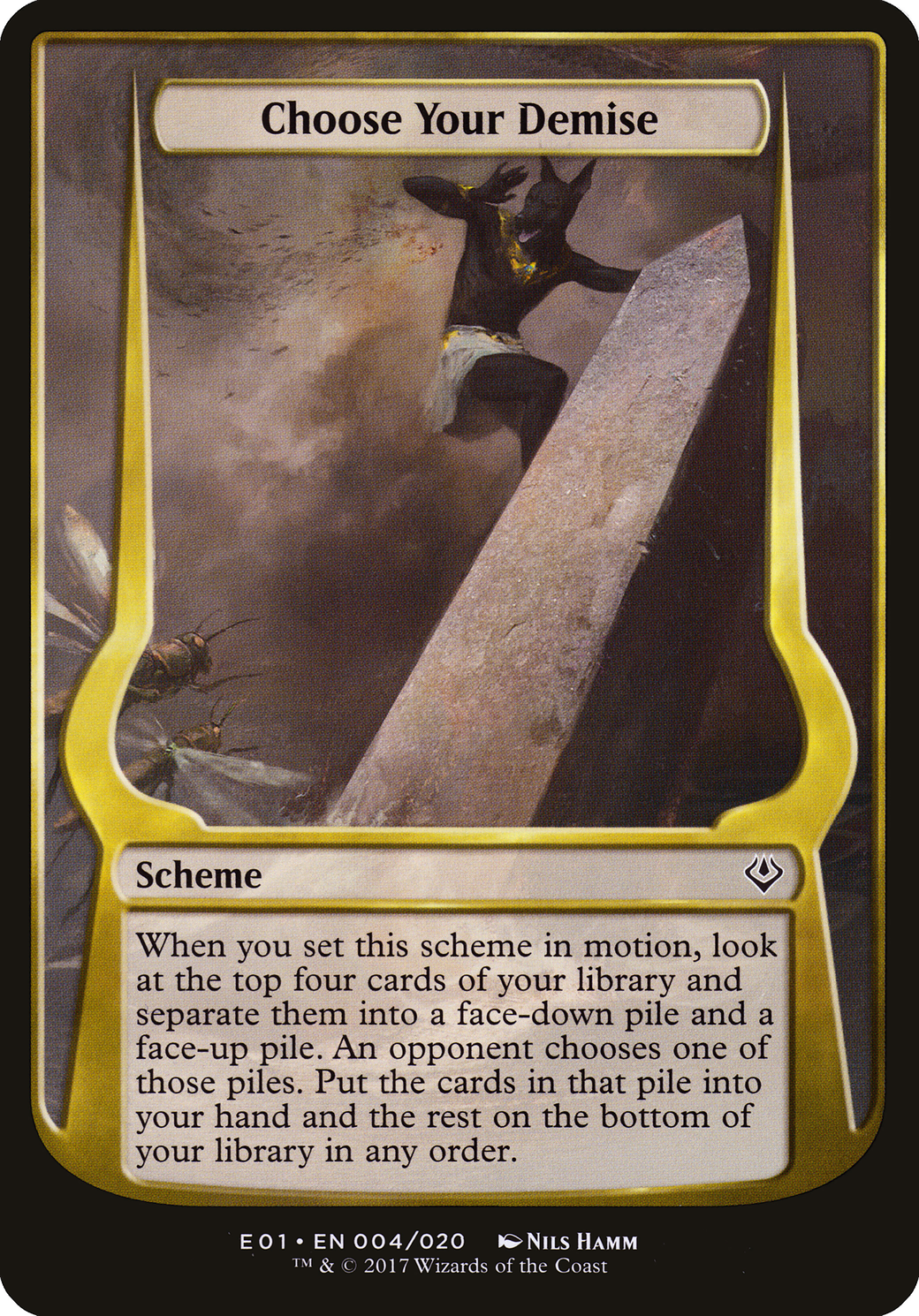 Image of Choose Your Demise (Archenemy: Nicol Bolas) (OVER-004) - Archenemy: Nicol Bolas Schemes