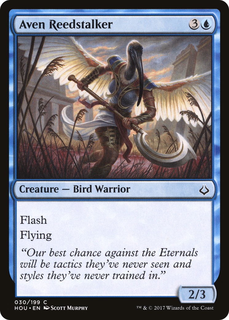 Image of Aven Reedstalker (HOU-030) - Hour of Devastation