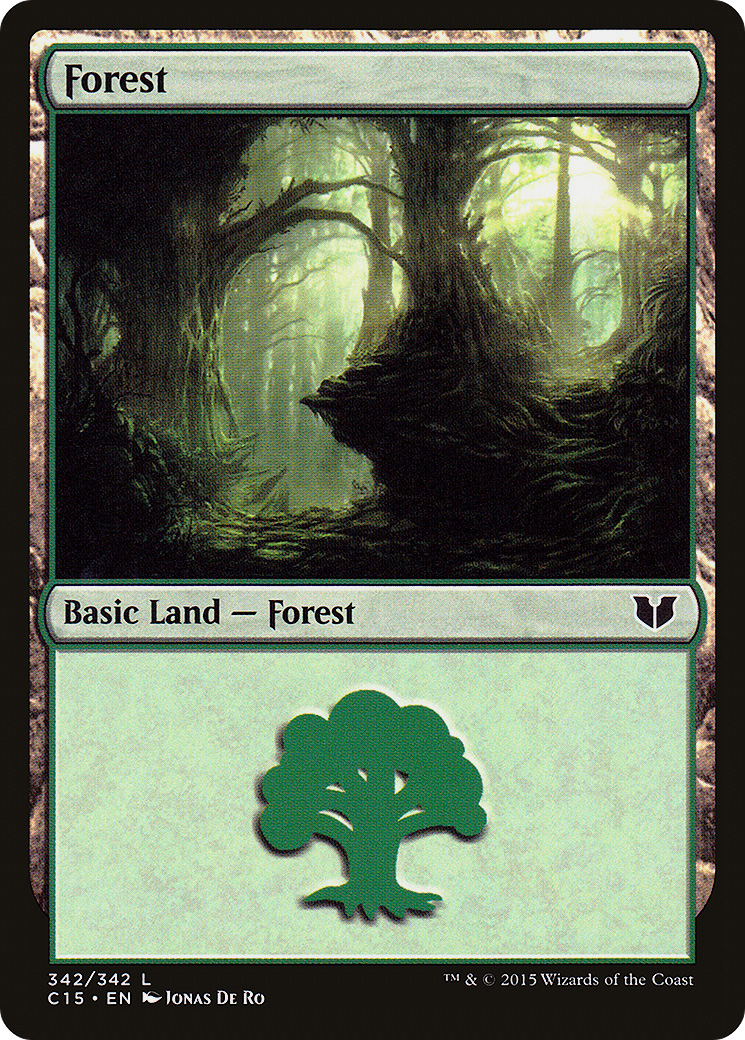 Image of Forest (342) (C15-342) - Commander 2015