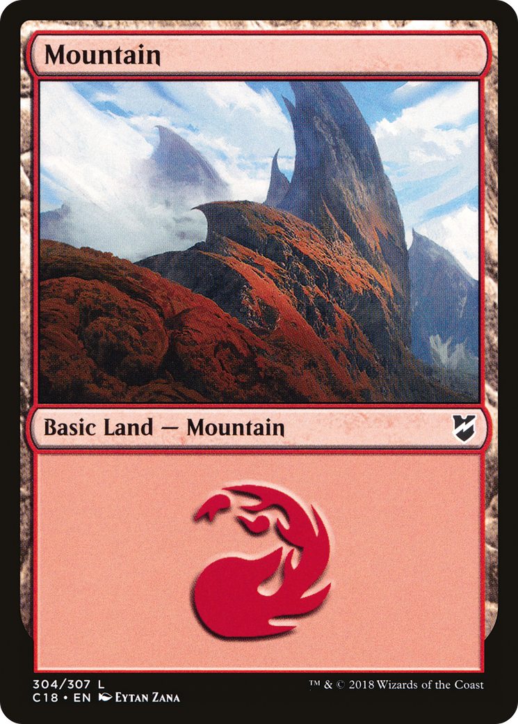 Image of Mountain (304) (C18-304) - Commander 2018