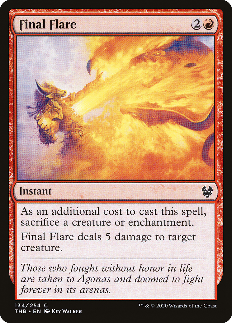 Image of Final Flare (THB-134) - Theros Beyond Death