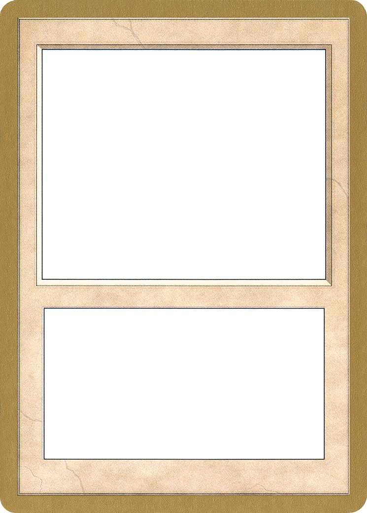 Image of 2002 World Championship Blank Card (WCD-) - World Championship Decks 2002
