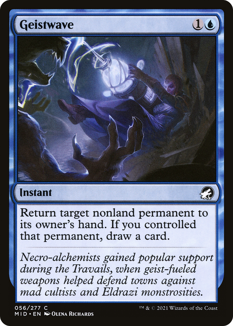 Image of Geistwave (MID-056) - Innistrad: Midnight Hunt Foil