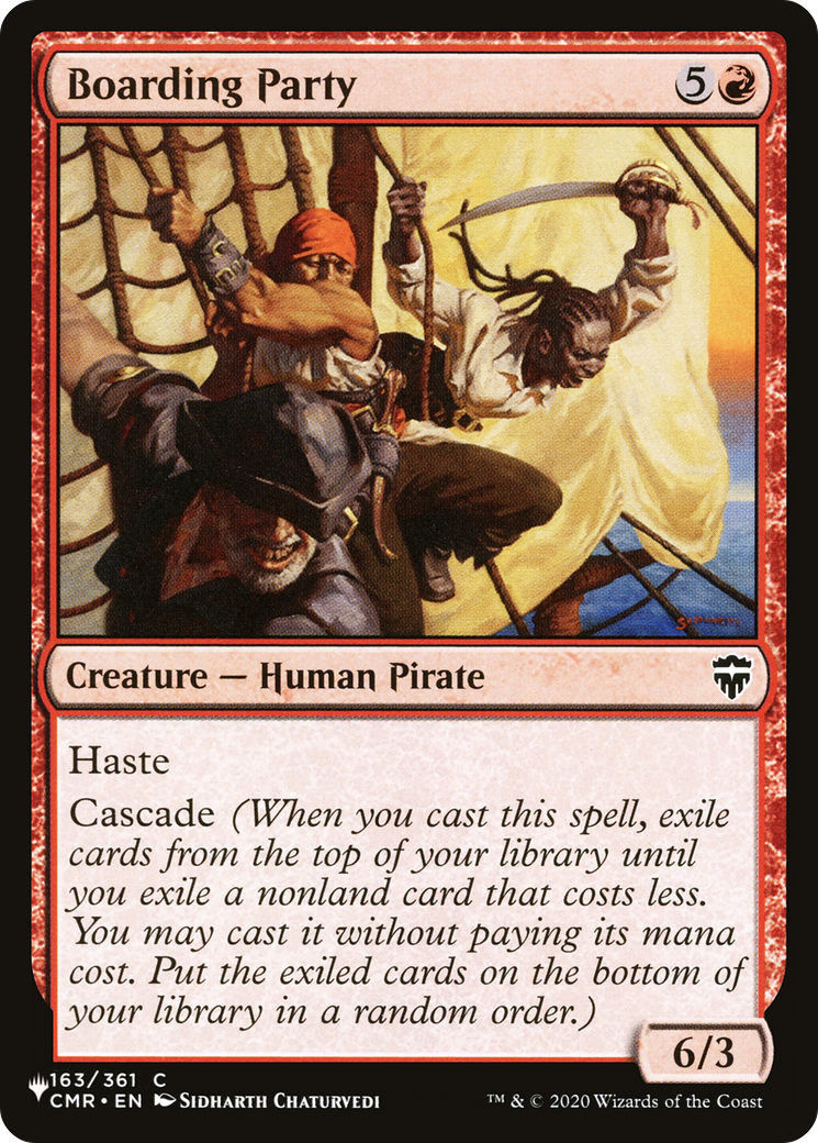 Image of Boarding Party (LIST-CMR-163) - The List