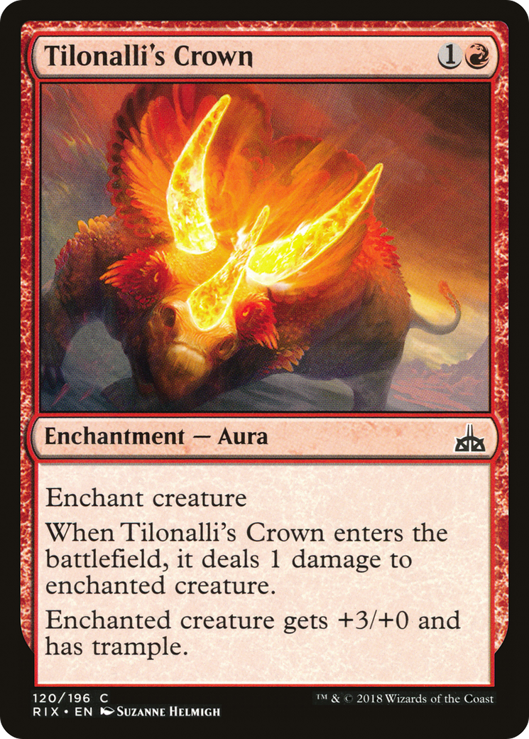 Image of Tilonalli's Crown (RIX-120) - Rivals of Ixalan Foil
