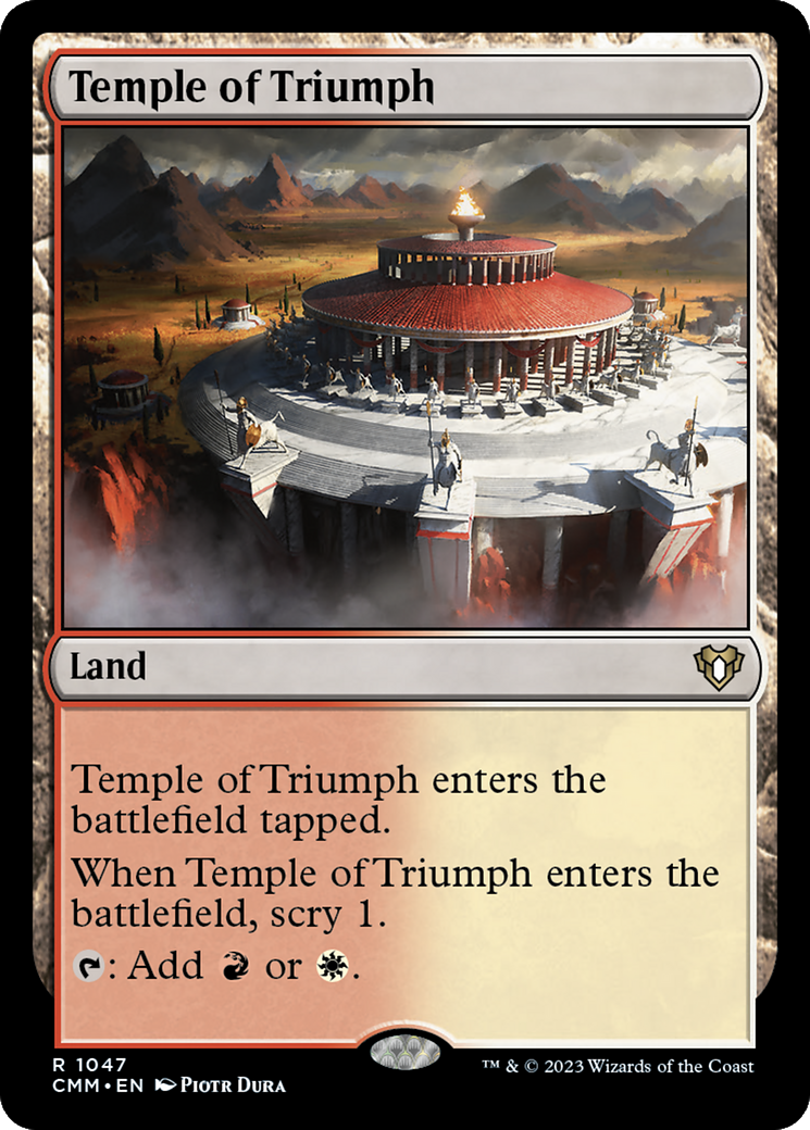 Image of Temple of Triumph (CMM-1047) - Commander Masters