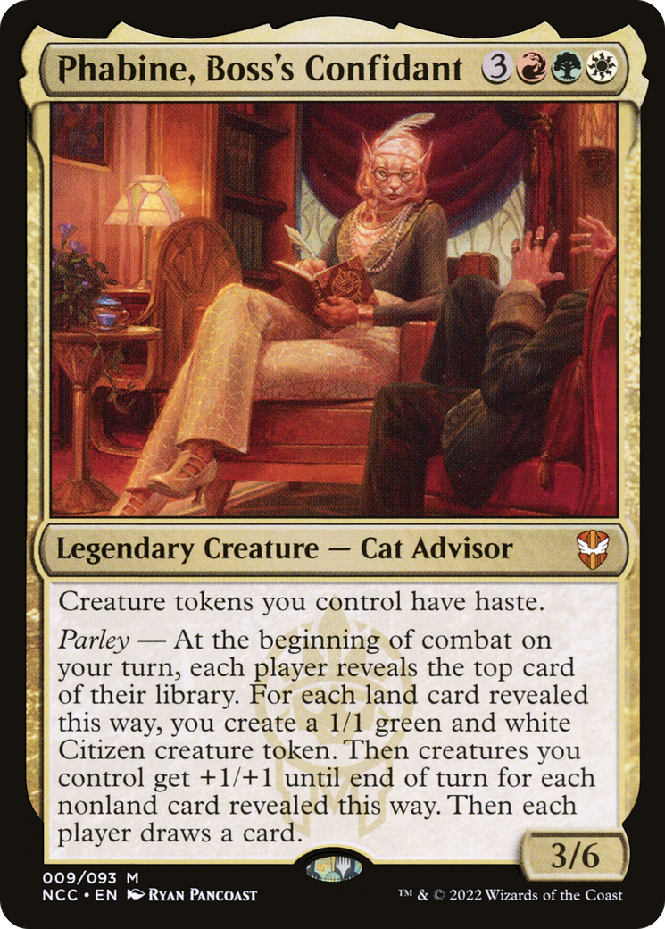 Image of Phabine, Boss's Confidant (NCC-009) - New Capenna Commander Foil