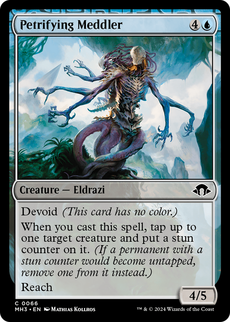 Image of Petrifying Meddler (MH3-066) - Modern Horizons 3: (devoid)
