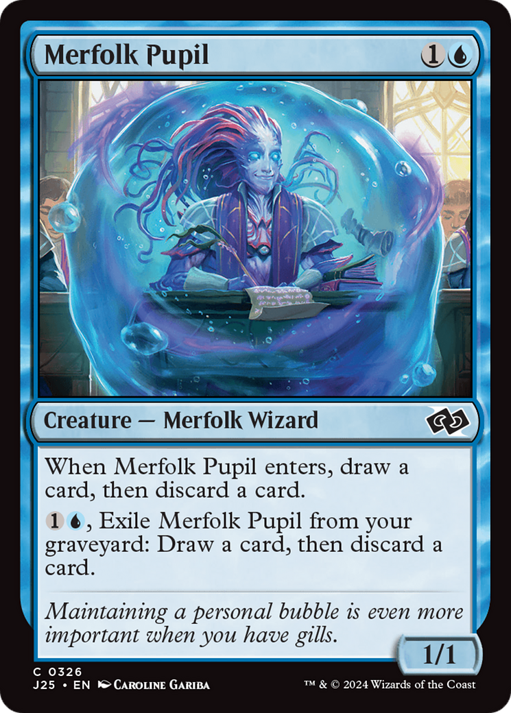 Image of Merfolk Pupil (J25-326) - Foundations Jumpstart