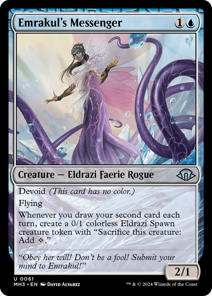 Image of Emrakul's Messenger (MH3-061) - Modern Horizons 3: (devoid)