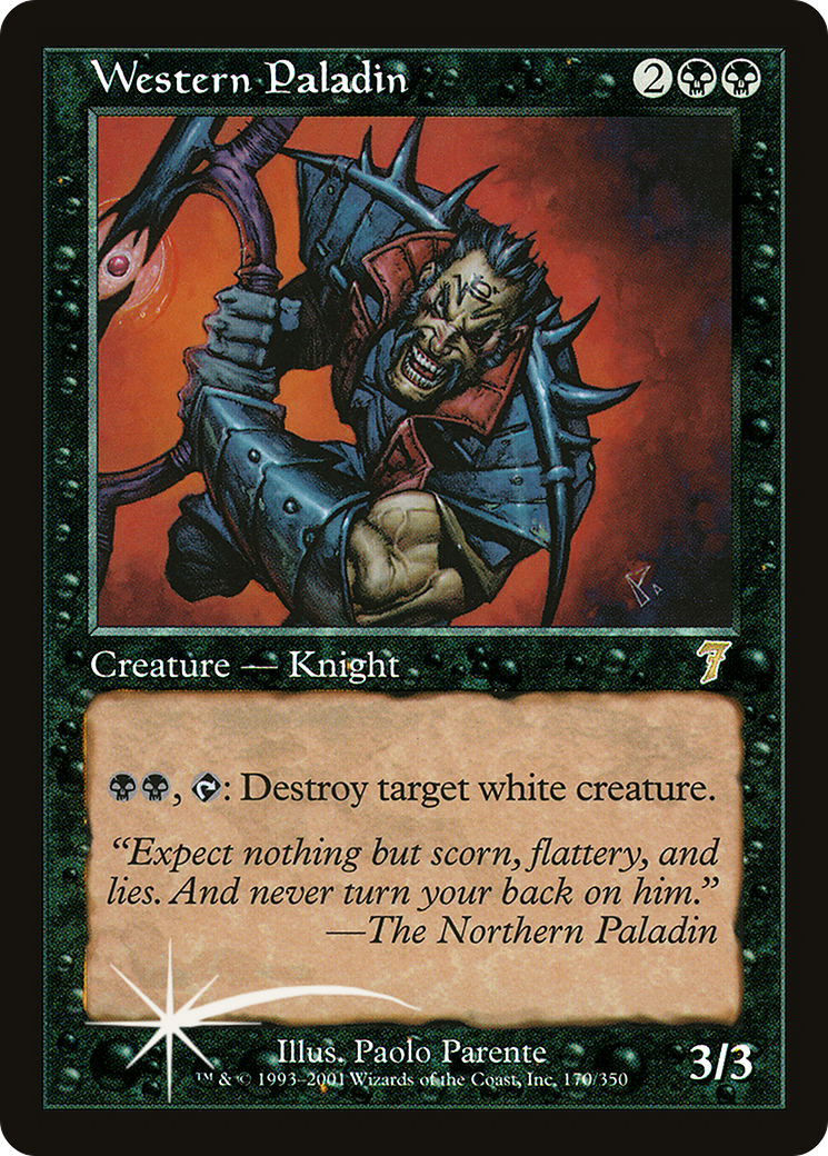 Image of Western Paladin (7ED-170) - 7th Edition