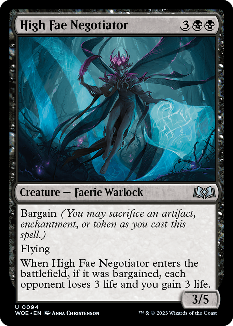 Image of High Fae Negotiator (WOE-094) - Wilds of Eldraine