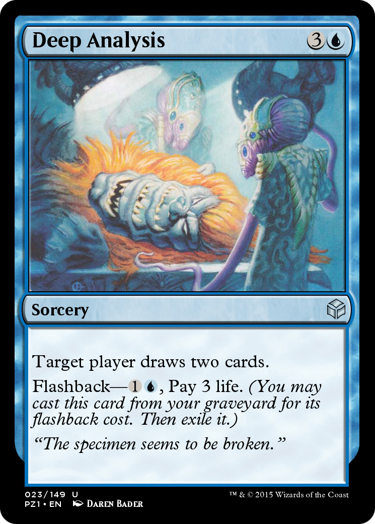 Image of Deep Analysis (PZ1-023) - Legendary Cube Prize Pack