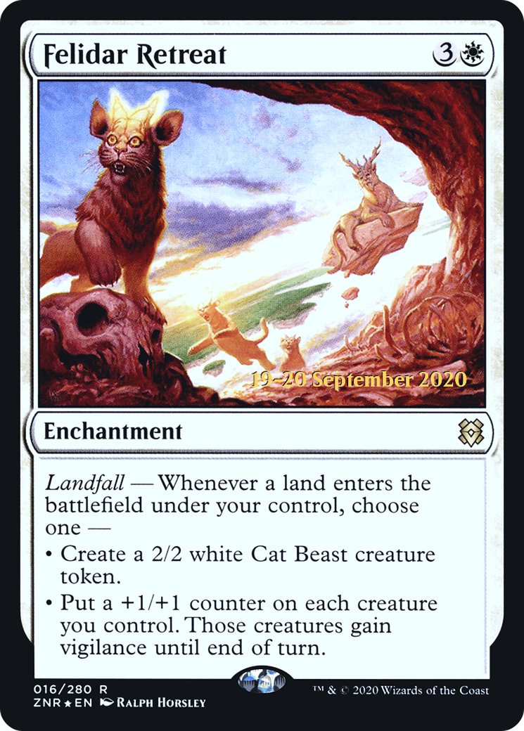 Image of Felidar Retreat (PRE-016) - Zendikar Rising Promos Foil
