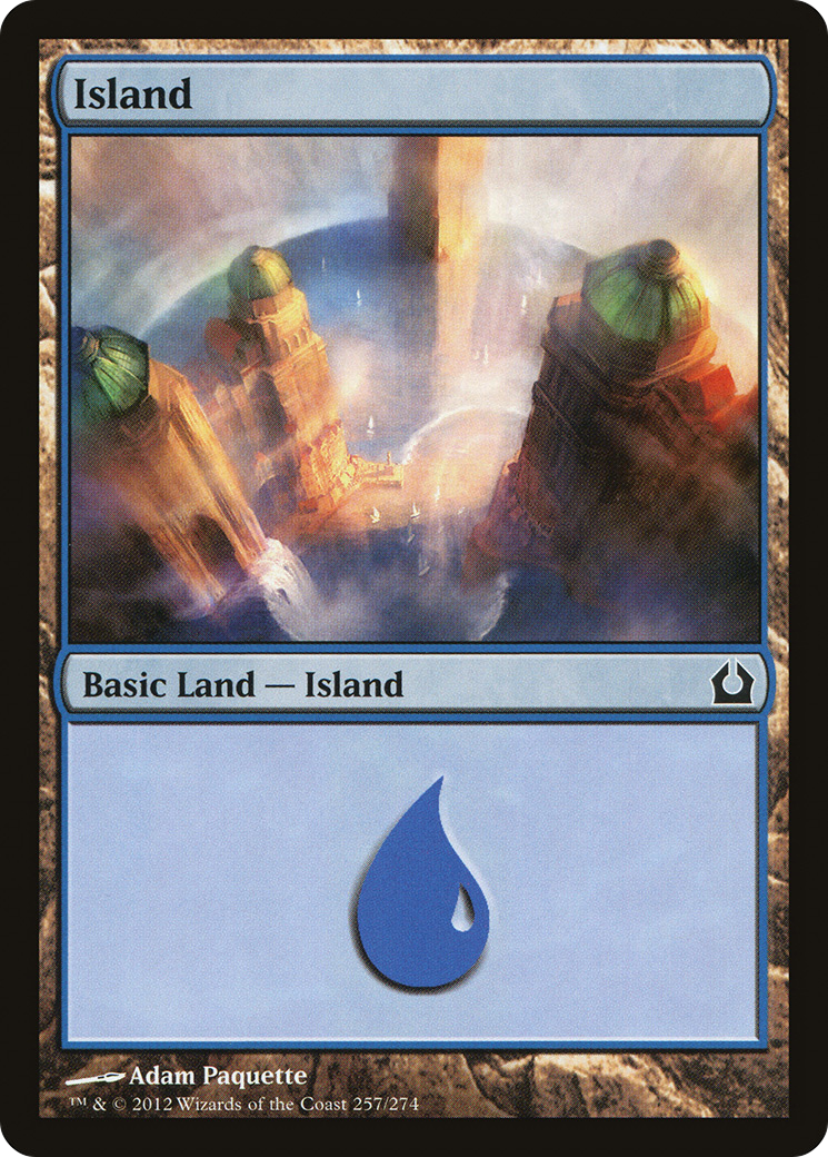 Image of Island (257) (RTR-257) - Return to Ravnica Foil