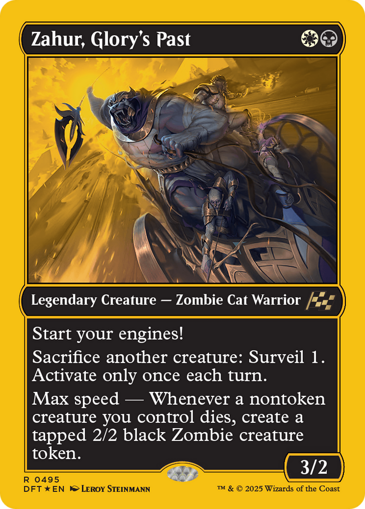 Image of Zahur, Glory's Past (First-Place Foil) (DFT-495) - Aetherdrift Foil