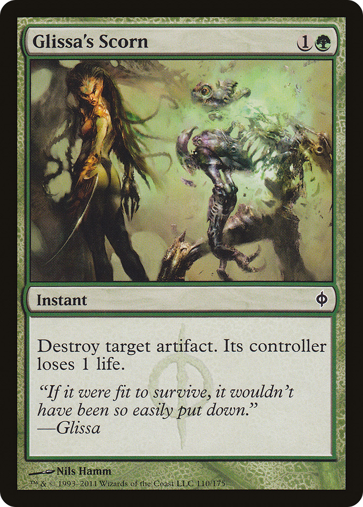 Image of Glissa's Scorn (NPH-110) - New Phyrexia Foil
