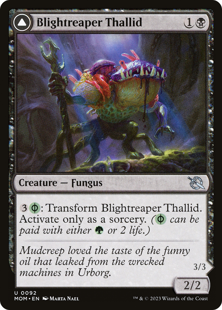 Image of Blightreaper Thallid (MOM-092) - March of the Machine Foil