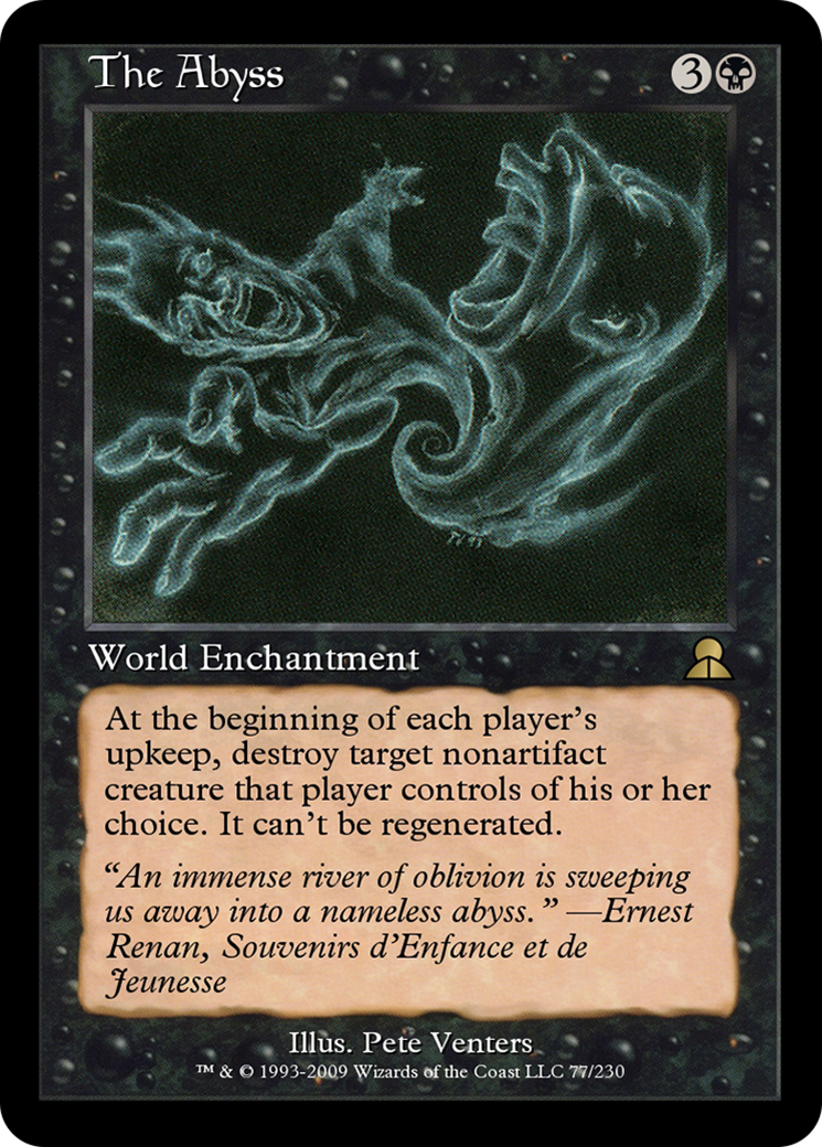 Image of The Abyss (ME3-077) - Masters Edition III Foil