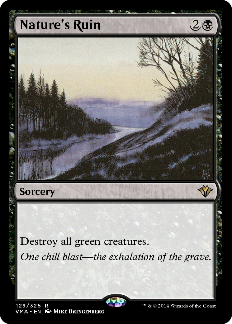 Image of Nature's Ruin (VMA-129) - Vintage Masters