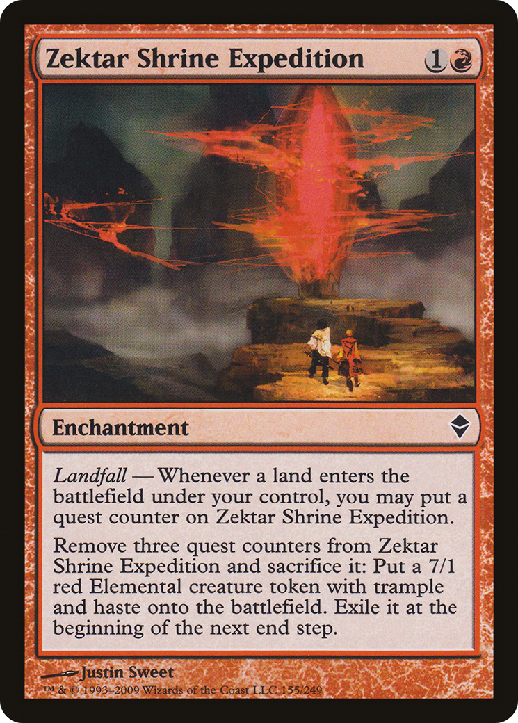 Image of Zektar Shrine Expedition (ZEN-155) - Zendikar Foil