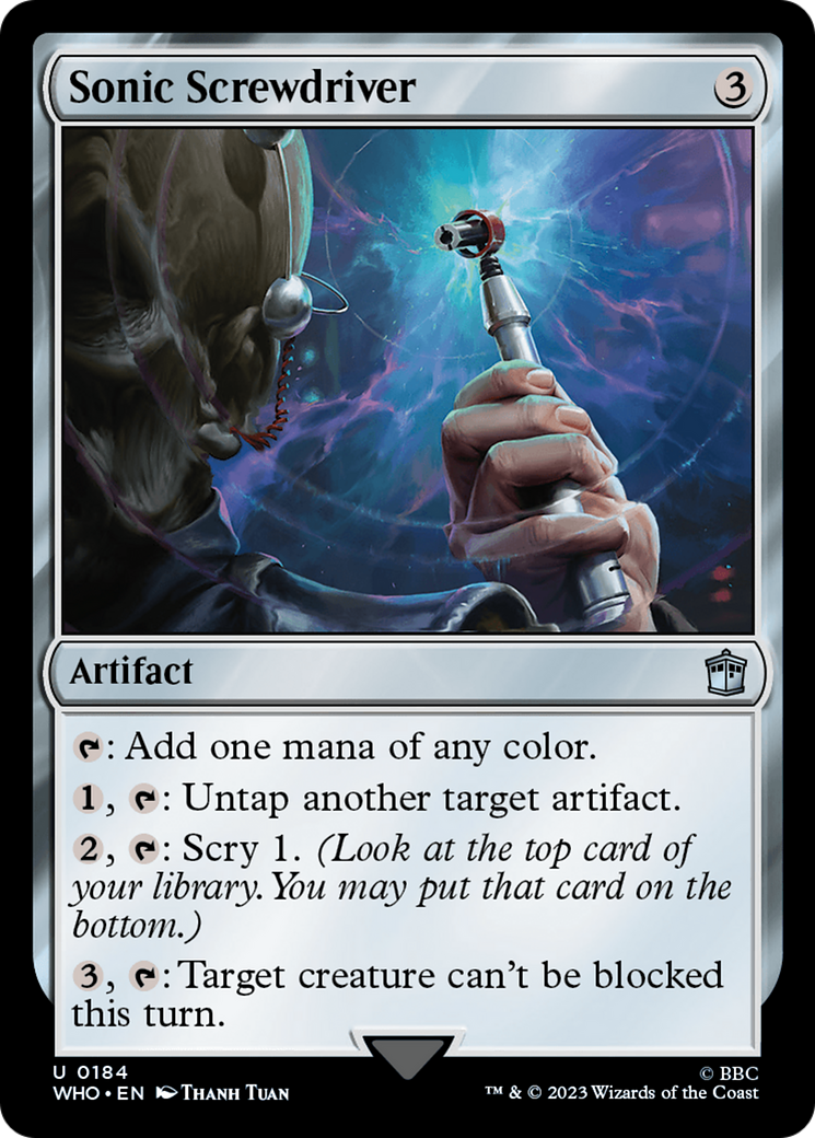 Image of Sonic Screwdriver (0184) (WHO-184) - Doctor Who Foil