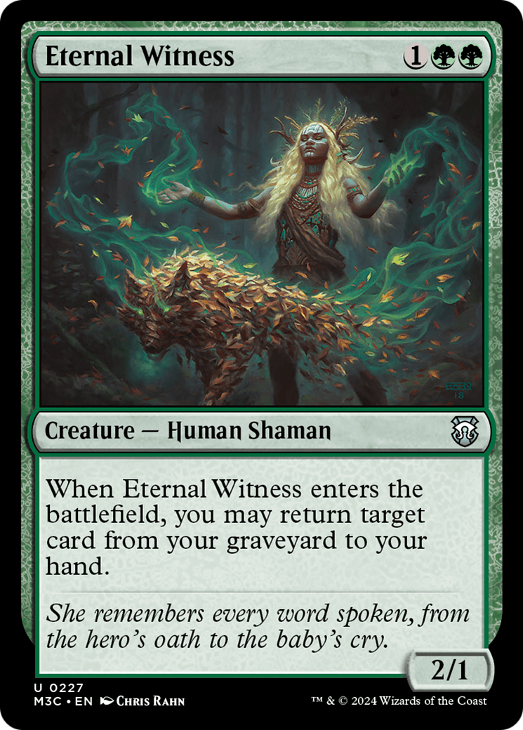 Image of Eternal Witness (M3C-227) - Modern Horizons 3 Commander