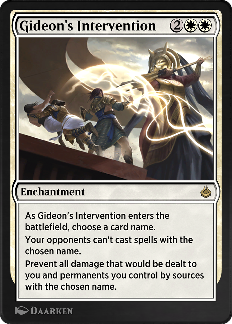Image of Gideon's Intervention (AKR-020) - Amonkhet Remastered