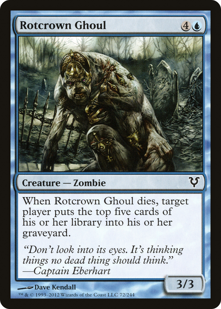 Image of Rotcrown Ghoul (AVR-072) - Avacyn Restored