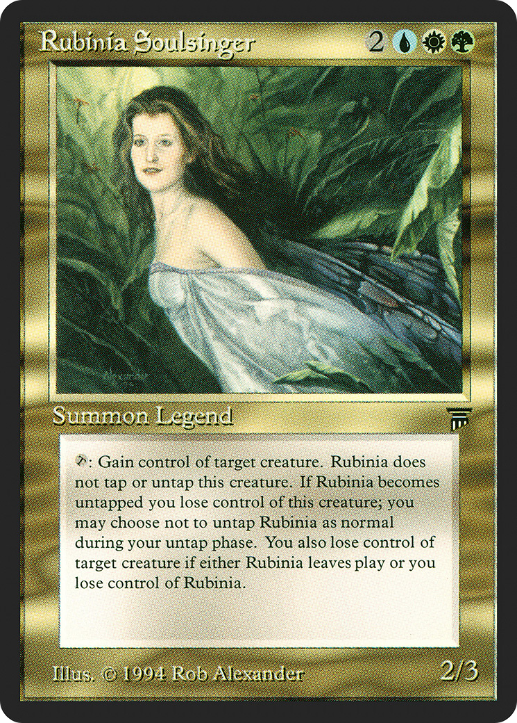 Image of Rubinia Soulsinger (LEG-) - Legends