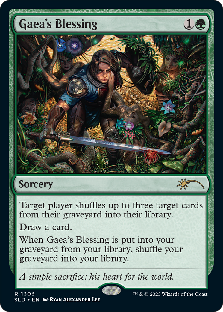 Image of Gaea's Blessing (SLD-1303) - Secret Lair Drop Foil